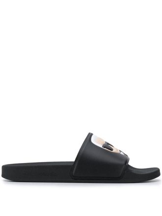 Karl Lagerfeld Ikonik Karl slippers - Zwart