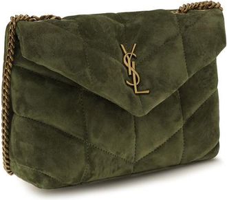 Saint Laurent Womens Bicolor Calf Leather Bos Taurus Wallet