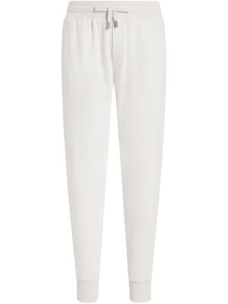 Dolce & Gabbana tag jersey track pants - Neutrals