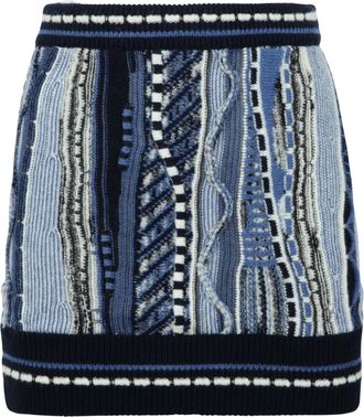 Laneus Kokerrok - Dames - Rokken - Blauw - Maat: S