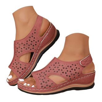 Generic Womens Orthotic Arch Support Flip Flop Sandals Platform Wedge Sandals For Women Summer Dressy 2026 Wedge Heels Slides Open Toe Boho Slippers Comfortab