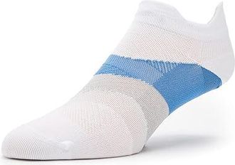 Feetures Elite Ultra Light Tab Quarter Length Socks Shoes White Tide : MD (US Mens Shoe 6-8.5 - Womens Shoe 7-9.5), Nylon/Spandex