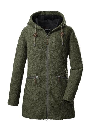 G.I.G.A. DX by killtec Fleecejacke GW 55 WMN KNTFLC PRK, Damen, Gr. 44, gr&uuml;n (olivgr&uuml;n), 50% Baumwolle 50% Polyester, G.I.G.A. DX BY KILLTEC, Jacken Fleecejacke