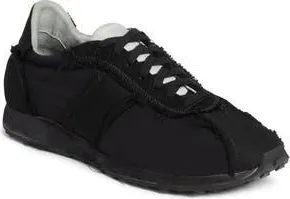 The Row Moveo Distressed Sneaker in Black/Light Grey at Nordstrom Rack, Size 7Us / 37Eu