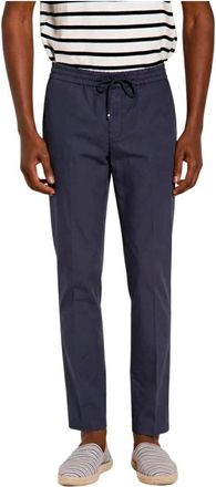 Mason's New York Sack Chino Jogger Pants - Heren - Slim Fit Broeken - Blauw - M - Katoen - Broeken