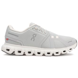 On Cloud 6 Polyester Womens Running Trainers - Glacier White - Size:UK 6.5