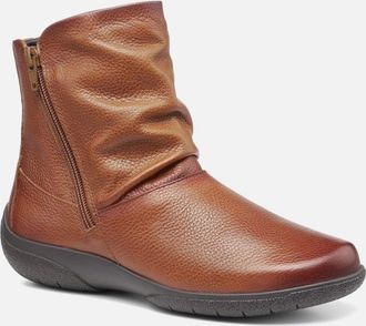 Hotter Womens Whisper Womens Wide Fit Ankle Boots - Brown - Size: 3.5