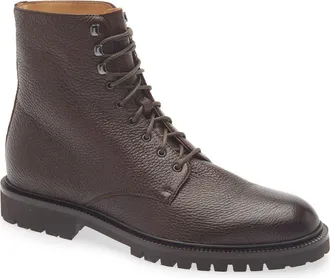 Brunello Cucinelli Lace-Up Boot in C9843 Dark Brown at Nordstrom, Size 43.5