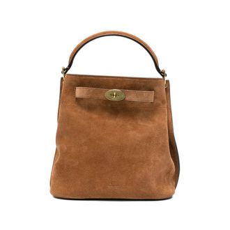 Mulberry Postmans Lock Suede Tote Bag