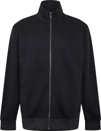 HUGO BOSS Casual hoodie met doorlopende rits voor heren (Zwart)