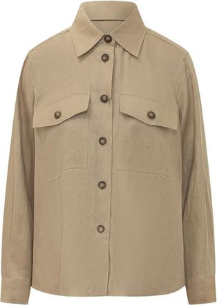 Max Mara Blazers - Dames - Overhemden - Bruin - 2XS - Overhemden
