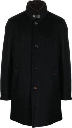 Moorer Hombre, Abrigos, Azul, Talla: L