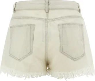 Rick Owens Denim Shorts - Beige