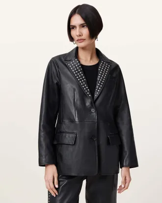 AllSaints Corinna Studded Blazer