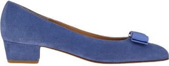 Ferragamo Ladies Blue Loafers, US Size 5.5