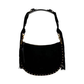 Isabel Marant Oskan Soft Zip Bag - female - Isabel Marant - Shoulder Bags - Black - ONE SIZE - Bags