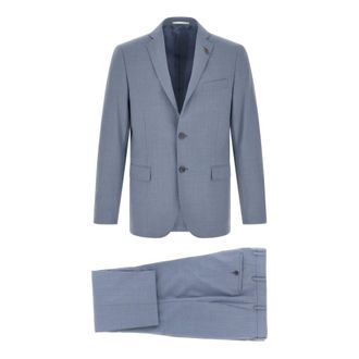 Pal Zileri Single Breasted Suits, male, Blue, Size: 2XL Lord Dress