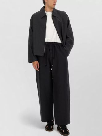 STUDIO NICHOLSON harrington jacket zip front collared design