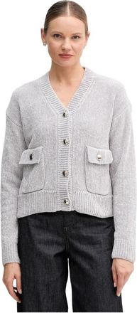 Marc Aurel Cardigan - Dames - Vesten - Grijs - 2XL - Polyester - Truien & Vesten