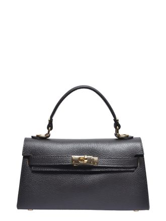 Anna Luchini Bordeauxrood Rundleer Tas