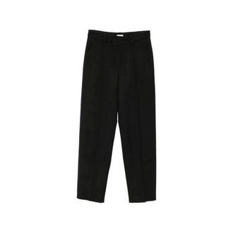 Brunello Cucinelli Brunello Cucinelli, Straight Trousers, female, Black, Size: L Pant