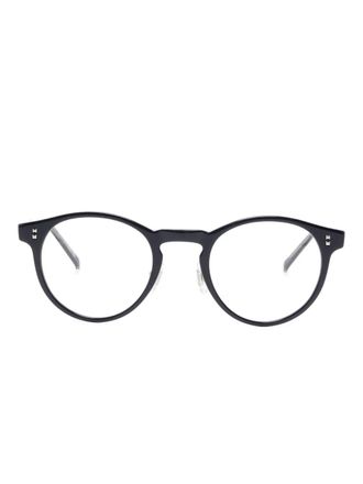 Dunhill round-frame glasses - unisex - Acetate - 49 - Blue