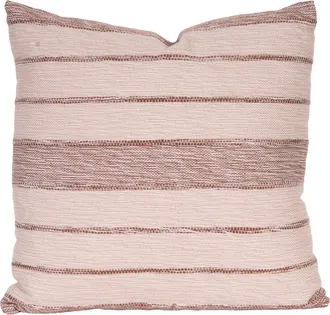 Foreside Home And Garden Madigan Outdoor Brown Tan Accent Throw Pillow 18 x 18 in Red at Nordstrom, Size Medium