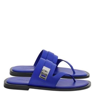 Ferragamo Dickens Leather Thong Sandals, Size 11