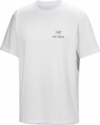 Arc'teryx Kragg SL Cotton Bird Word S/S T-Shirt f&uuml;r Herren | wei&szlig;