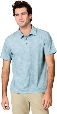 Free Country Mens SunFree UPF Printed Polo Shirt