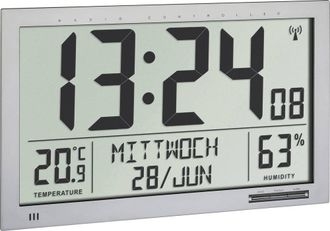 TFA Dostmann Tfa Dostmann - Reloj Digital Controlado Por Radio Reloj Controlado Por Radio Ku.plata 1,5 V Dig.tfa