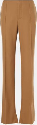Chloé Mid-rise wool straight pants