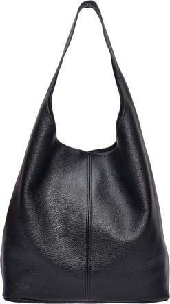 Roberta M Zwart Rundleer Tas