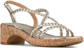 Donald J Pliner Rosalie Slingback Sandal in Platinum at Nordstrom Rack, Size 10