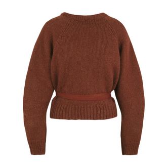 Cortana Truien & Vesten, Dames, Rood, M, Wol, Alpaca Wolmix Gebreid Jack