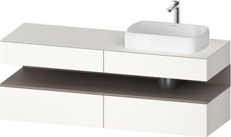Duravit Qatego Consola Mueble Bajo Lavabo, 2 Extensiones, 2 - Duravit