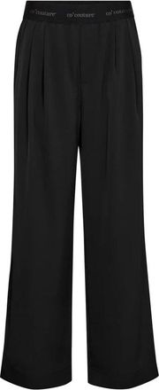 Co'Couture Broeken, Dames, Zwart, XS, Wijde broek