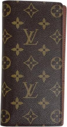 Louis Vuitton Pre-owned Wallets, female, Brown, Size: ONE SIZE Pre-owned Long Wallet (Bi-fold)