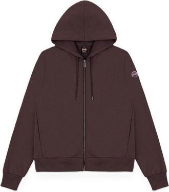 Colmar Burgundy Minimalist Zip-Up Hoodie