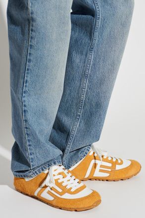 Balmain Sports Shoes Racer 45, Mens, Orange