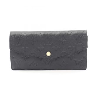 Louis Vuitton Infini Navy Monogram Empreinte Long Wallet (Bi-Fold) (Pre-Owned)