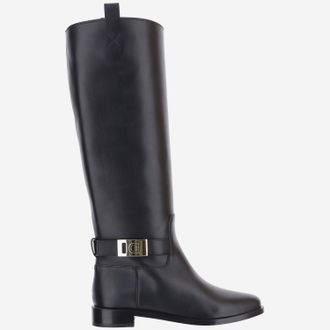 Ferragamo Stivali in pelle Zakia di Salvatore Ferragamo