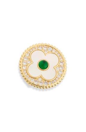 Eye Candy Los Angeles Fiona Flower Ring in Gold at Nordstrom Rack
