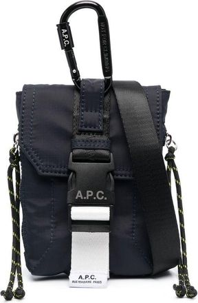 A.P.C. Trek messenger bag - men - Polyamide/Nylon - One Size - Blue