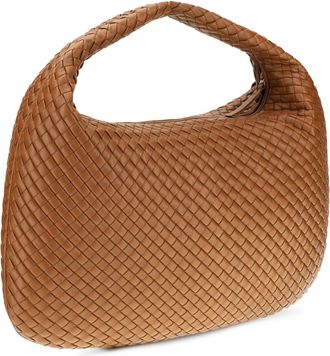 Bottega Veneta Womens Shoulder Bag Veneta Tannin-Muse Brass Calf Leather