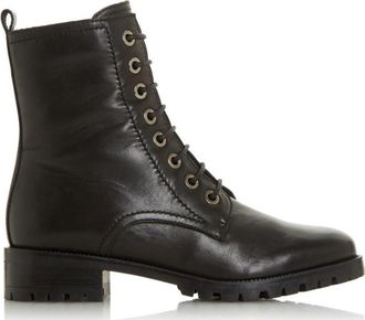 Dune London Prestone Leather Hiker Boots