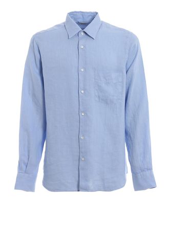 Aspesi Linen shirt with patch pocket