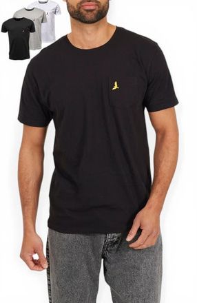 Brave Soul 3-Pack T-Shirt in Black/white/light Grey Marl at Nordstrom, Size Xx-Large Uk