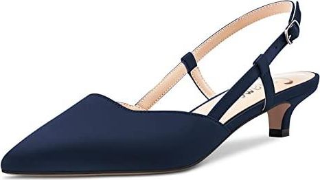 Castamere Femmes Bas Kitten Talon Heel Pointu Bout Sandales Slip On Slingback Escarpins Mariage Party Dress 3 5 Cm Heels Noir 45 Eu  463a4fa0 15e9 5dc2 Bc00 42158ca6a070