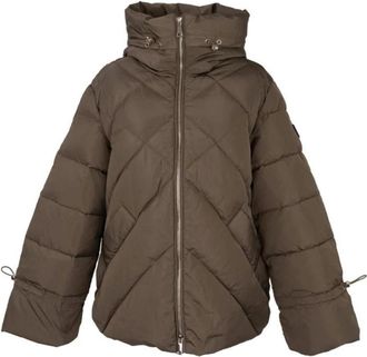 Sergio Moretti Puffer & Down Jacket - Dames - Gewatteerde jassen - Bruin - S - Polyester - Jassen